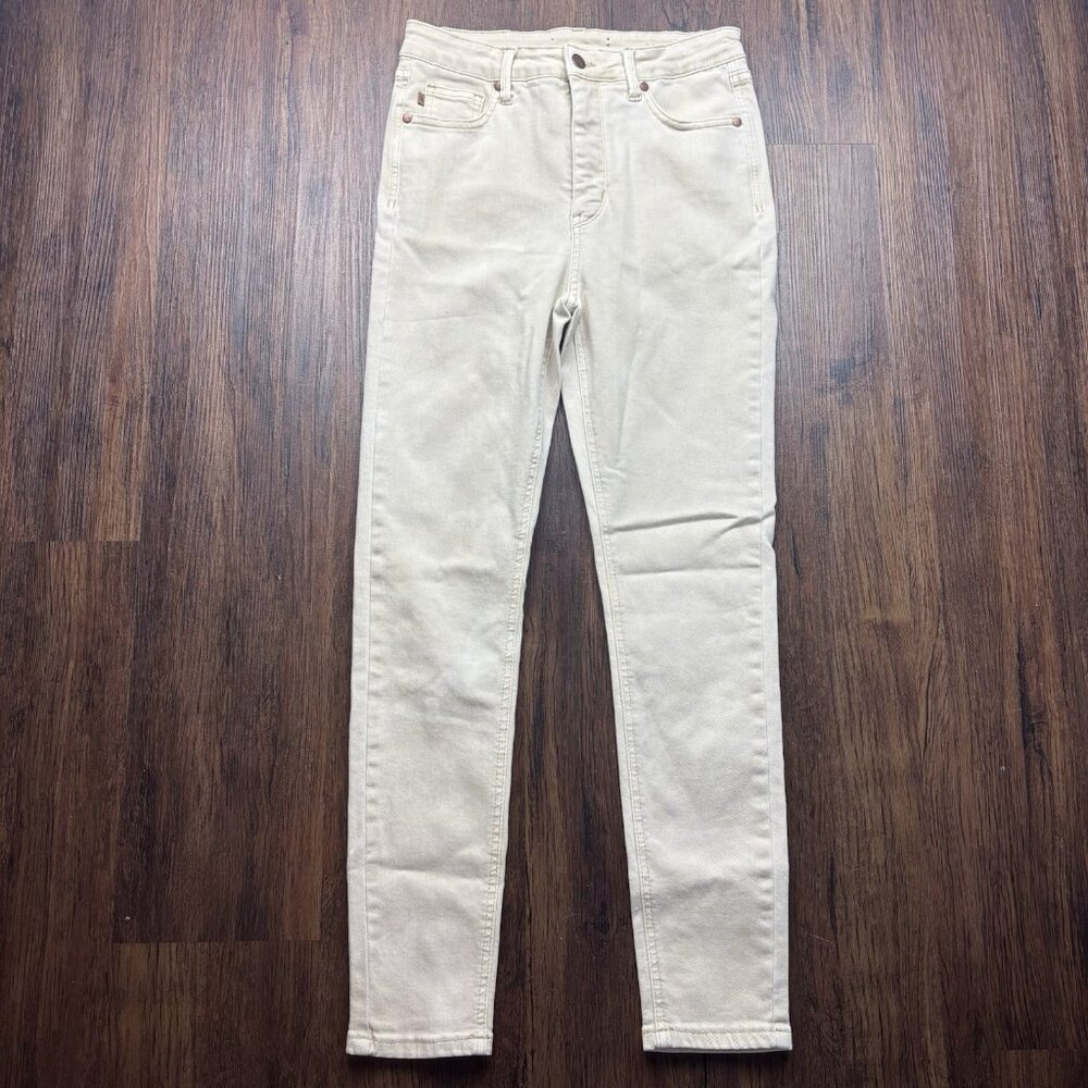 Judy Blue Skinny Jeans Khaki Beige Garment Dyed 88845 Women’s Size 7/28